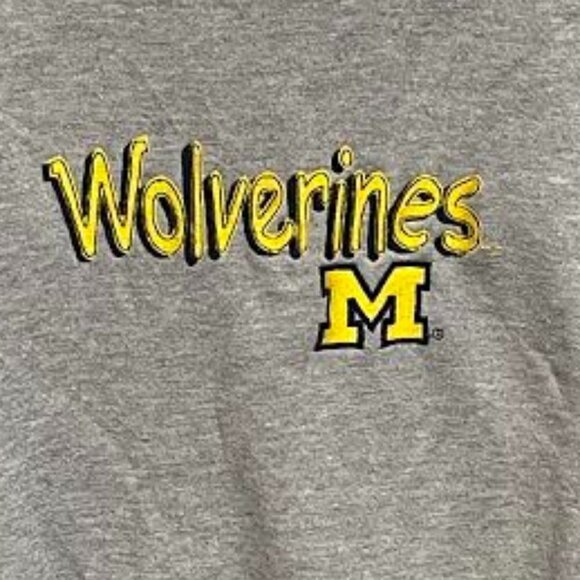 Vintage 80s Michigan Wolverines University NCAA College 1980s Sweatshirt - Picture 5 of 6